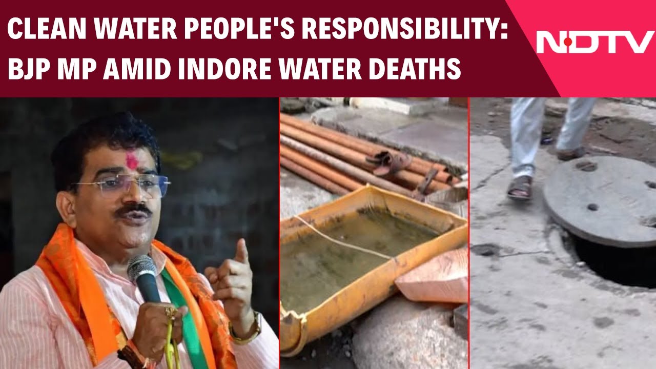 Indore Water Deaths | BJP MP Says Clean Water 'People's Responsibility' Amid Row Over Indore Deaths