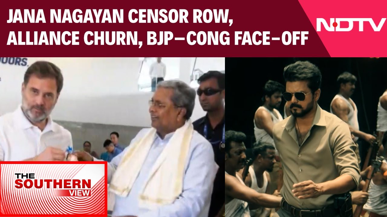 Video: Jana Nagayan Censor Row, Alliance Churn, BJP–Congress Face-Off Ahead Of Polls | The Southern View