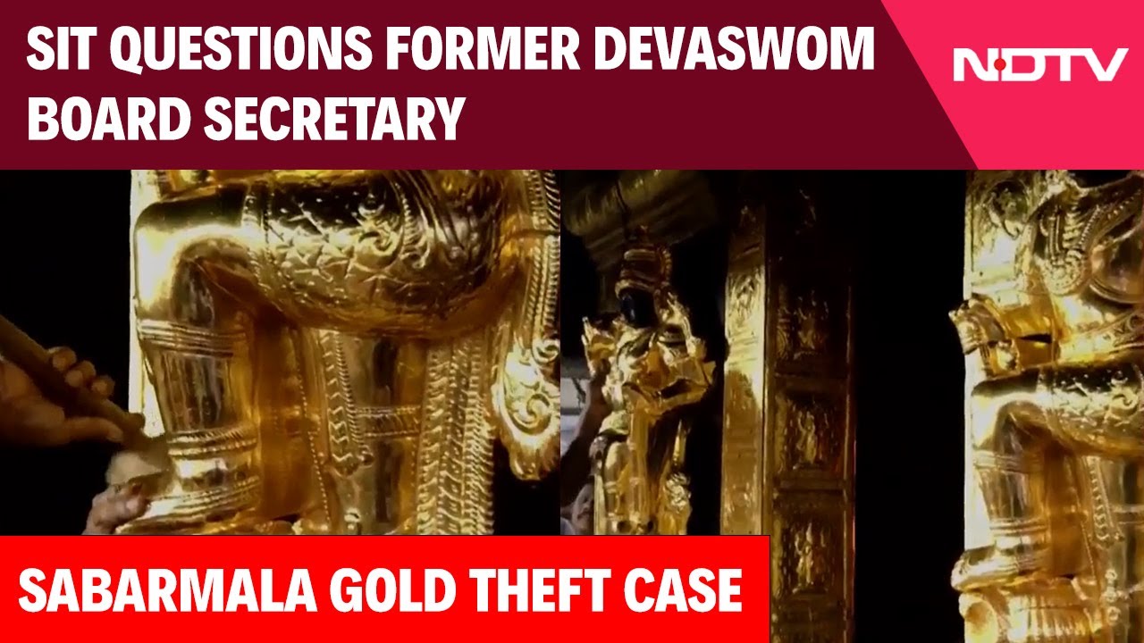 Sabarimala Gold Theft Probe, SIT Questions Former Devaswom Board Secretary