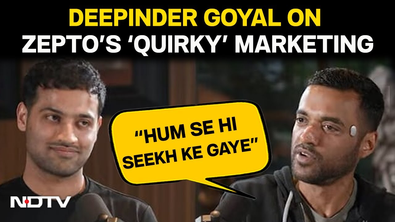Raj Shamani Podcast | Zomato CEO Deepinder Goyal On Zepto's 'Quirky' Marketing