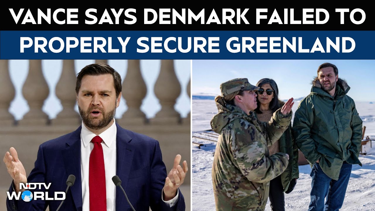 US News Today | JD Vance Says Denmark Hasn&rsquo;t Done a &lsquo;Proper Job&rsquo; Securing Greenland