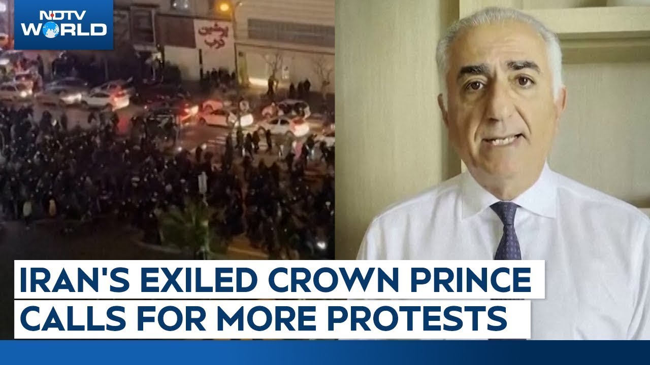 Iran Protest Today | Iran's Exiled Crown Prince Calls For More Protests