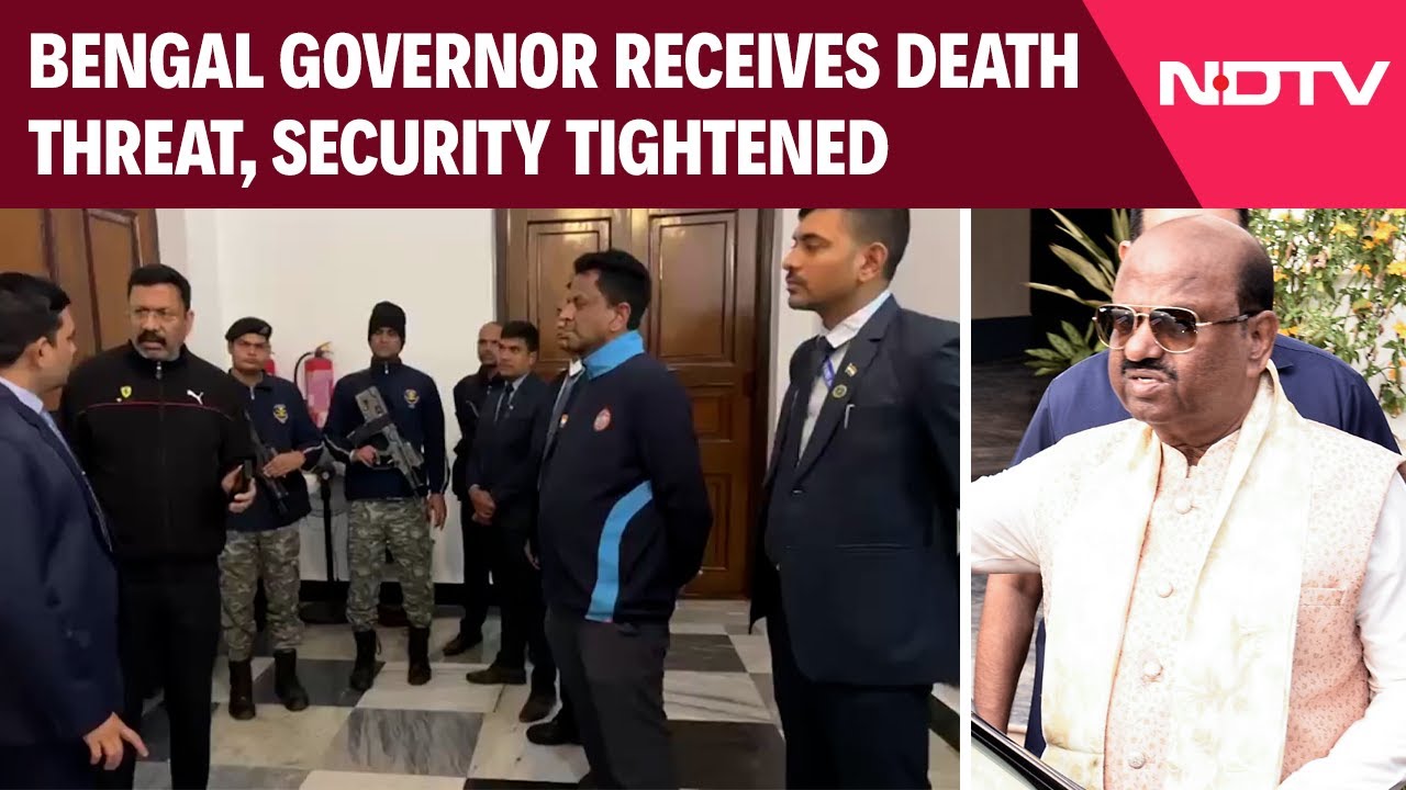 Bengal Governor Receives Death Threat, Security Tightened At Lok Bhavan