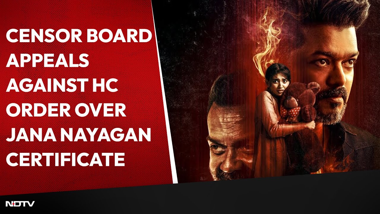 Jana Nayagan Row | Censor Board Appeals Against High Court Order Over Vijay Film's UA Certificate