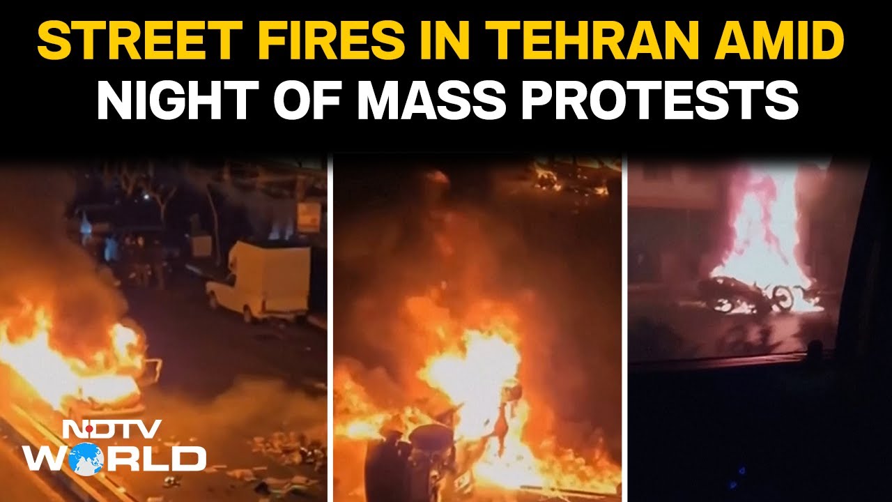 Iran Protests | Iran's Streets Engulfed In Flames Amid Widespread Night Of Protests