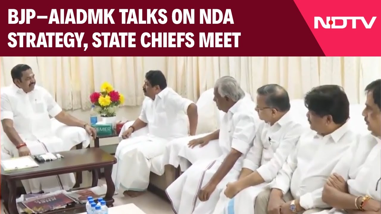 Tamil Nadu Polls | BJP-AIADMK Talks On NDA Strategy, State Chiefs Meet
