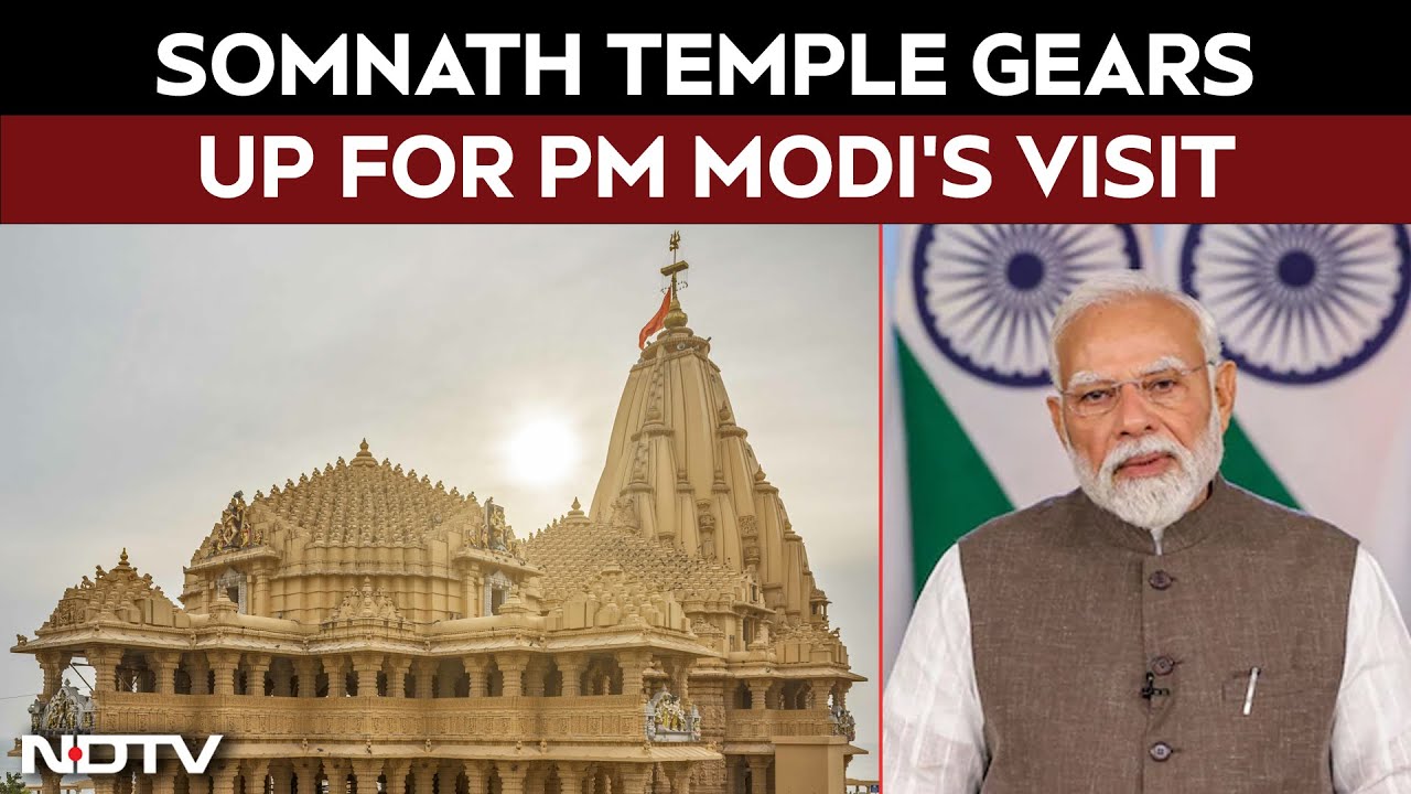 Somnath Temple Gears Up for PM Modi's Visit Ahead Of 'Somnath Swabhiman Parv'