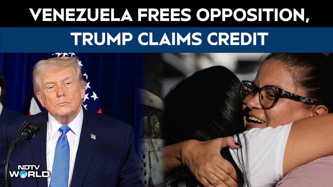 Trump News | Venezuela Frees Imprisoned Opposition Figures, Trump Claims Release Followed US Request