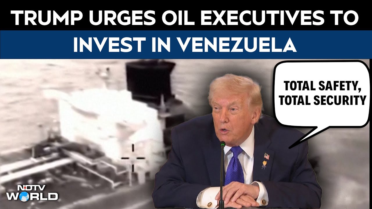 Trump Urges Oil Executives To Invest In Venezuela Following Maduro Ouster, Assures 'Total Safety'