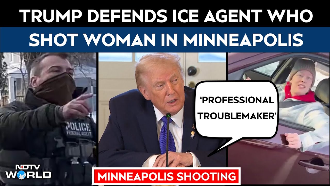 Minneapolis Shooting | Trump Defends ICE Agent Who Fatally Shot Woman In Minneapolis