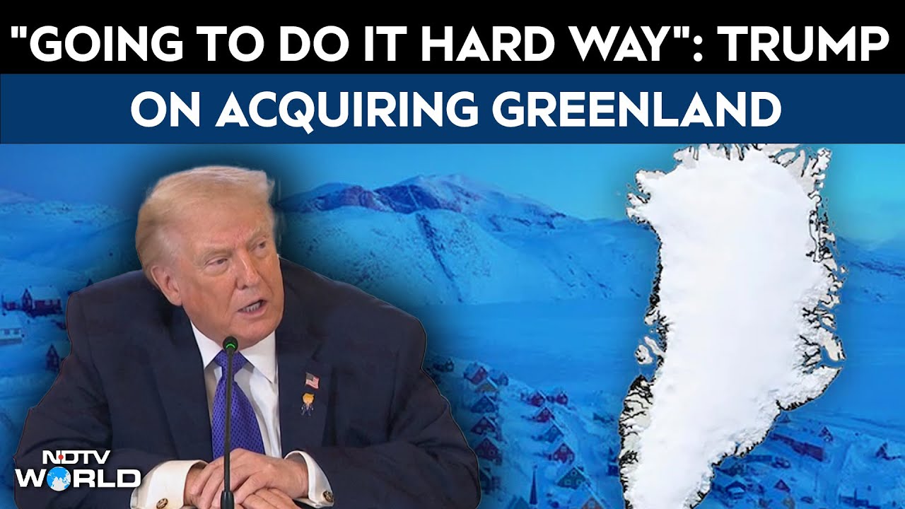 Trump On Greenland | "Going To Do It Hard Way": Trump On Acquiring Greenland