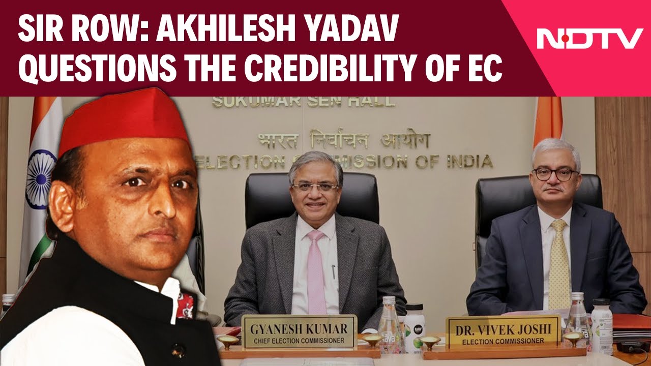 Akhilesh Yadav Questions The Credibility Of Election Commission Over SIR Exercise