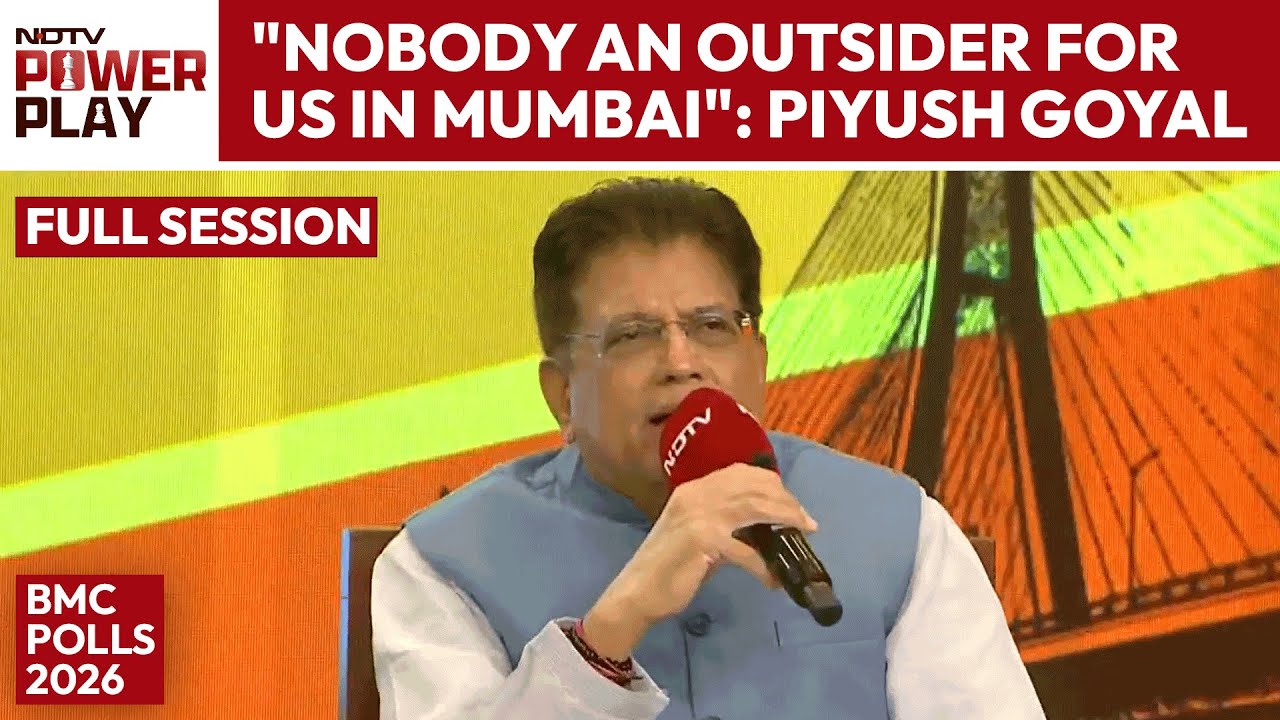 Piyush Goyal Interview | "Nobody An Outsider For Us In Mumbai": Piyush Goyal To NDTV On BMC Polls