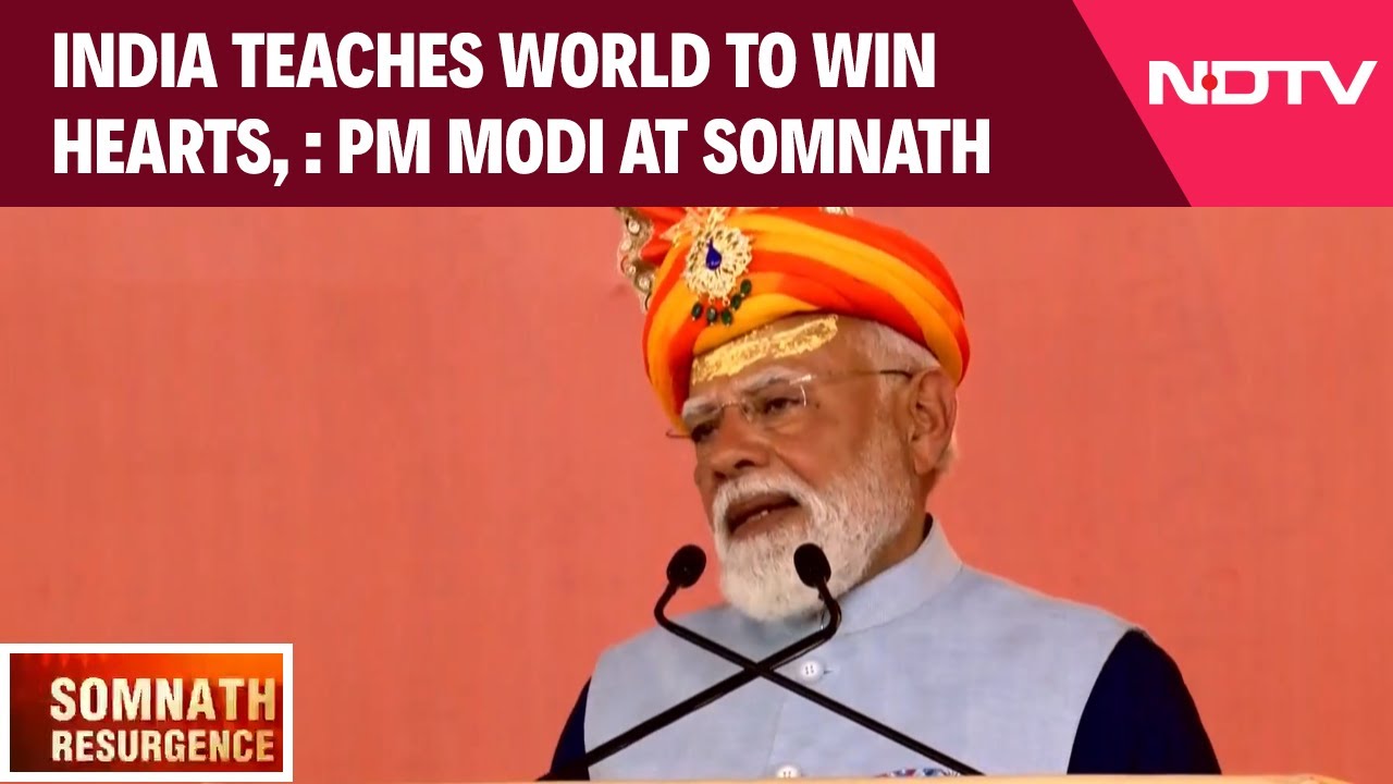 India Teaches World To Win Hearts, Not Defeat Others: PM Modi At Somnath