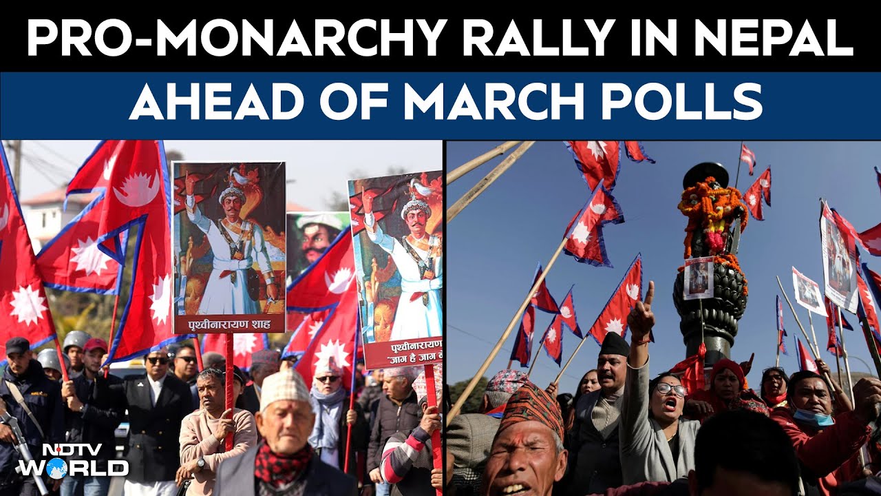 Nepal News Today | ‘Only Alternative Is The King’: Pro-Monarchy Rally In Nepal Ahead Of March Polls
