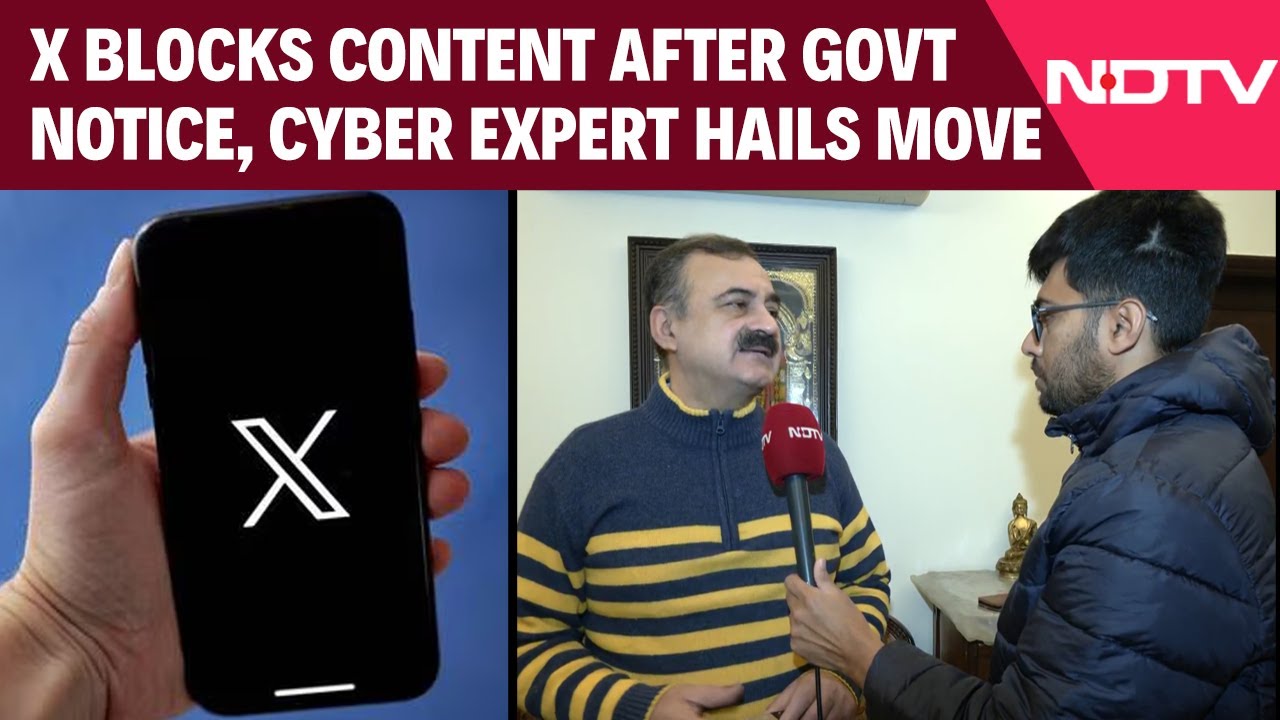 Twitter News | X Blocks Content After Govt Notice; Cyber Expert Pawan Duggal Calls It Landmark Move