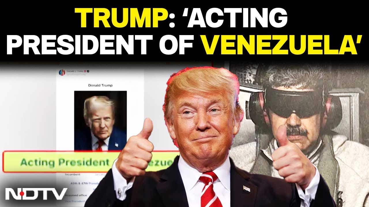 Trump Venezuela President | Trump Declares Himself As 'Acting President Of Venezuela'