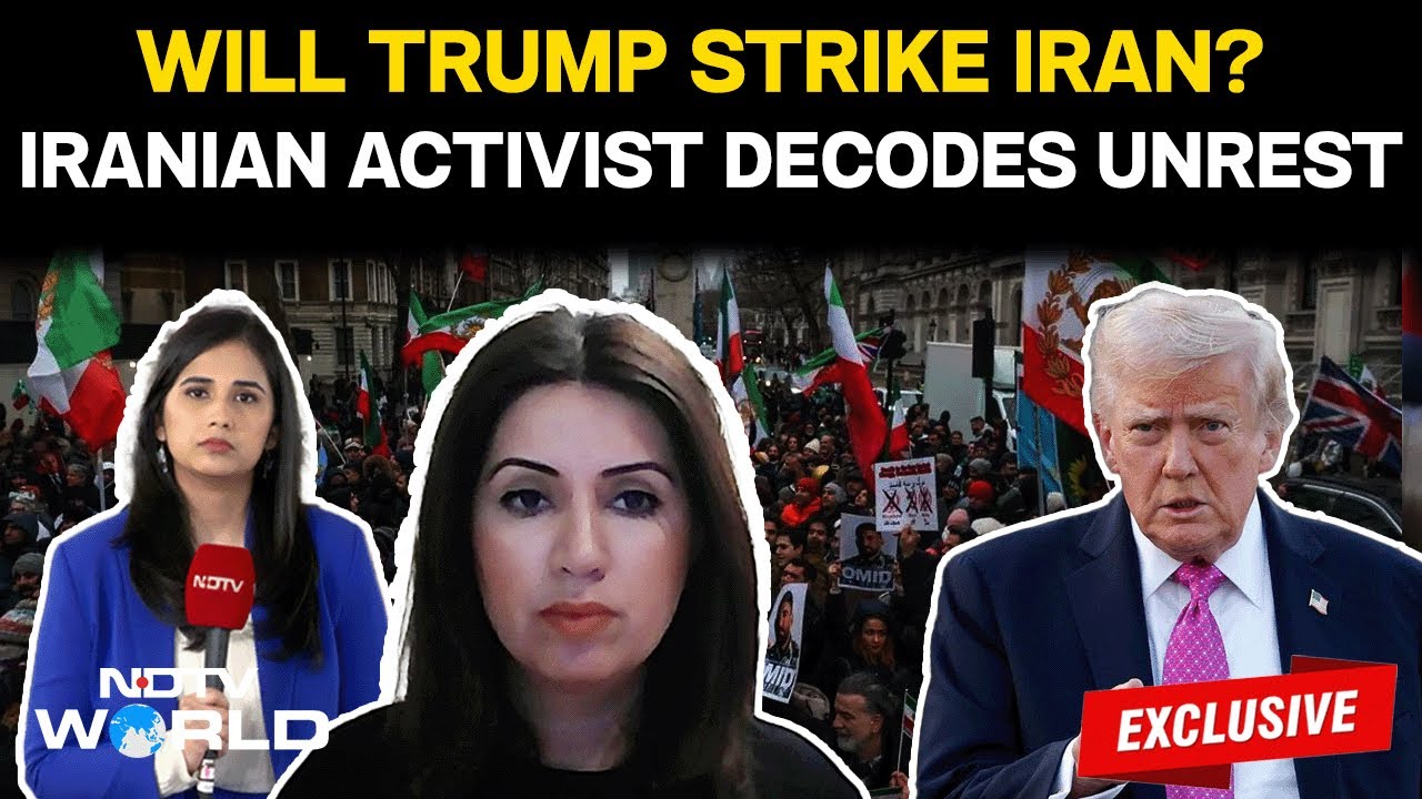Iran Protests | Will Trump Strike Iran Again? | Iranian Activist Calls For Return of Crown Prince