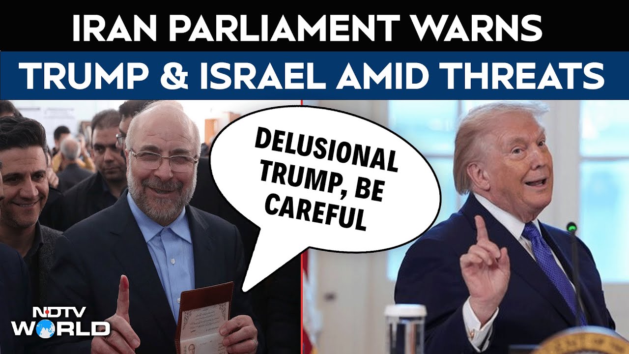 Iran Crisis | 'Don't Miscalculate Or...', Iran Parliament Speaker Warns Trump & Israel Amid Turmoil