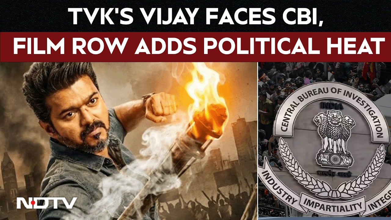 Karur Stampede Row | TVK Chief Vijay To Face CBI Over Karur Stampede | Film Row Adds Political Heat