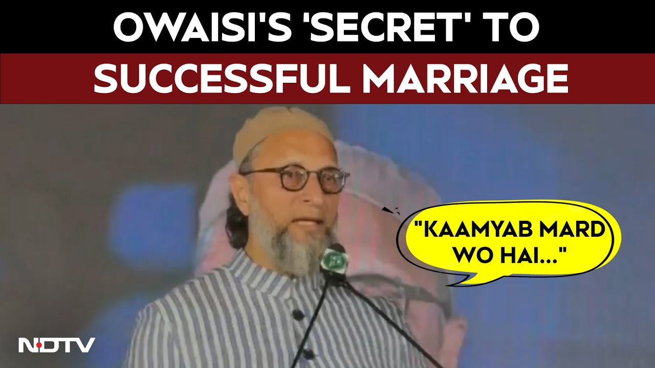 BMC Polls 2025 News | Asaduddin Owaisi’s ‘Secret’ to Successful Marriage: “Kaamyab Mard Wo Hai…”