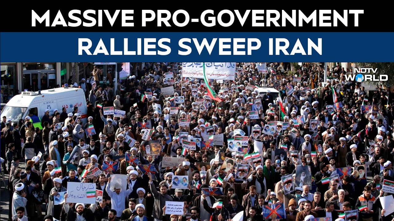 Iran Crisis Today | Tens of Thousands Join Pro-Government Demonstrations Across Iran