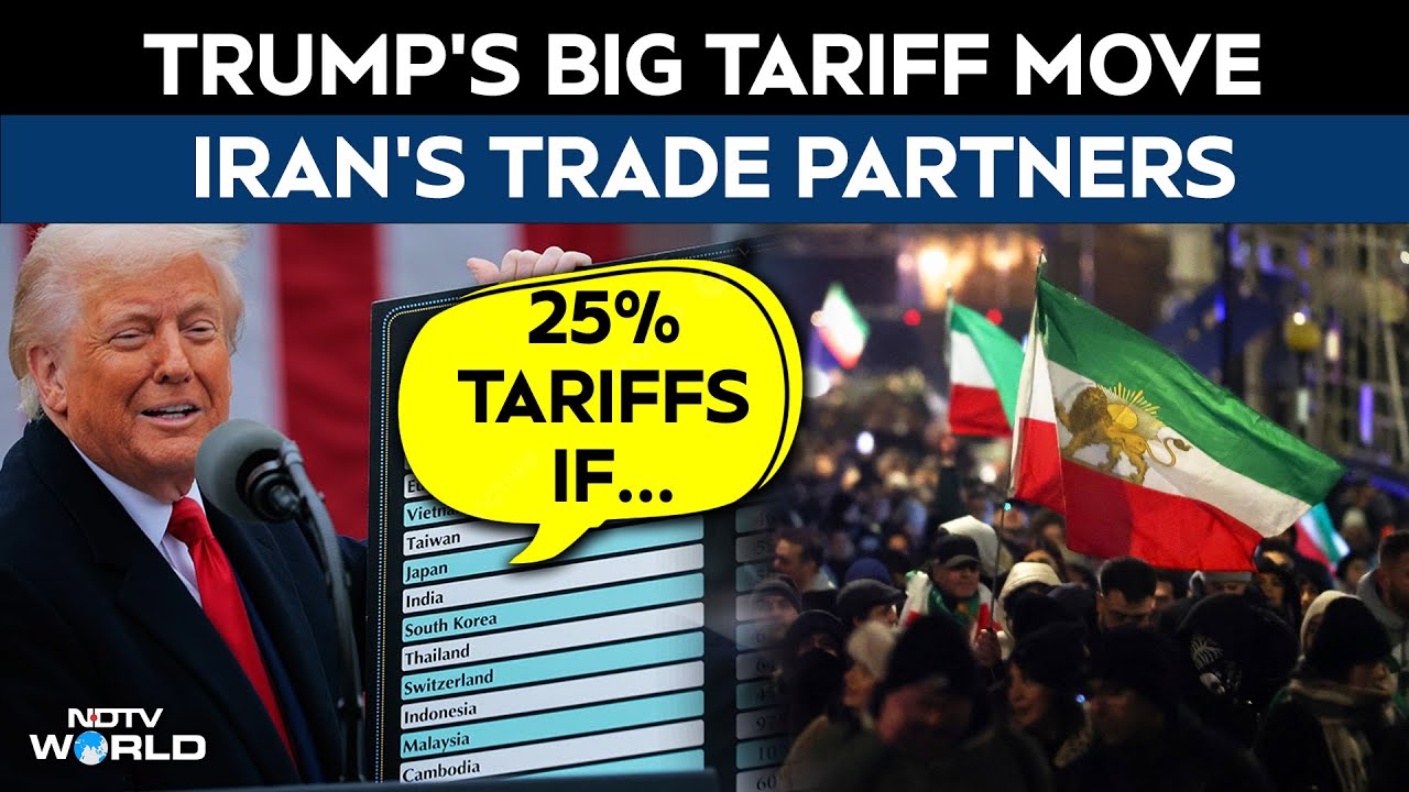 Trump Tariff News | "Final Order": Trump Slaps 25% Tariffs On Countries Doing Business With Iran