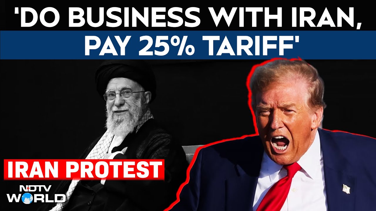 Trump On Iran | Trump Targets Iran Trade Partners With Sweeping 25% US Tariff