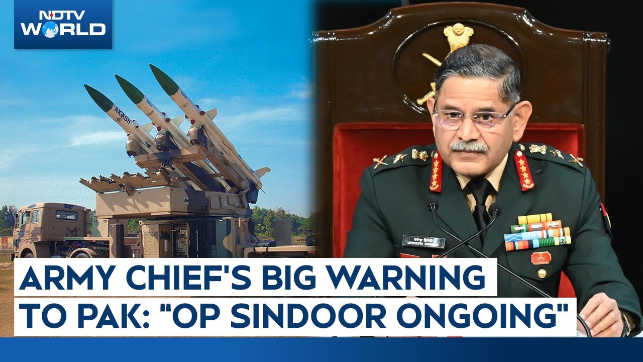 Operation Sindoor Is Ongoing: Army Chief's Big Message To Pakistan