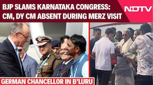 BJP Slams Congress After Karnataka CM, DY CM Skip German Chancellor&rsquo;s Bengaluru Visit