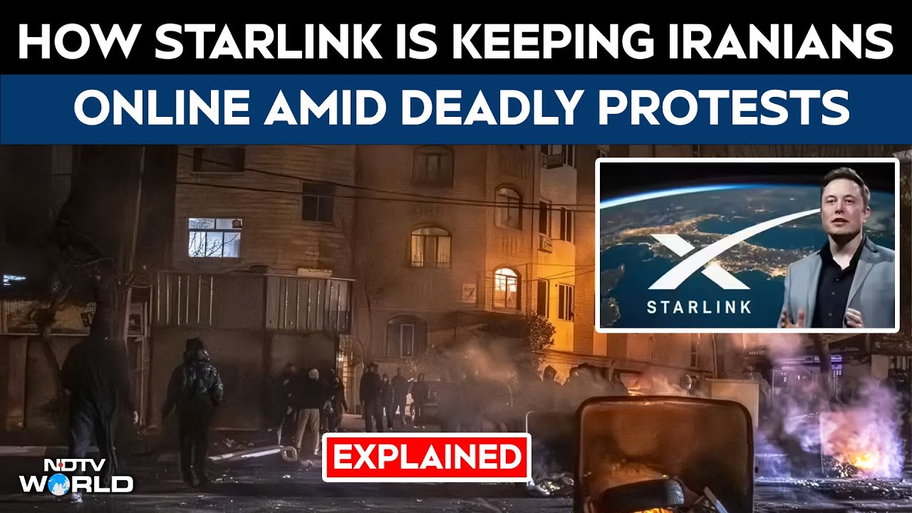 Iran News | Explained In 60 Seconds: How Starlink Is Keeping Iranians Online During Deadly Protests