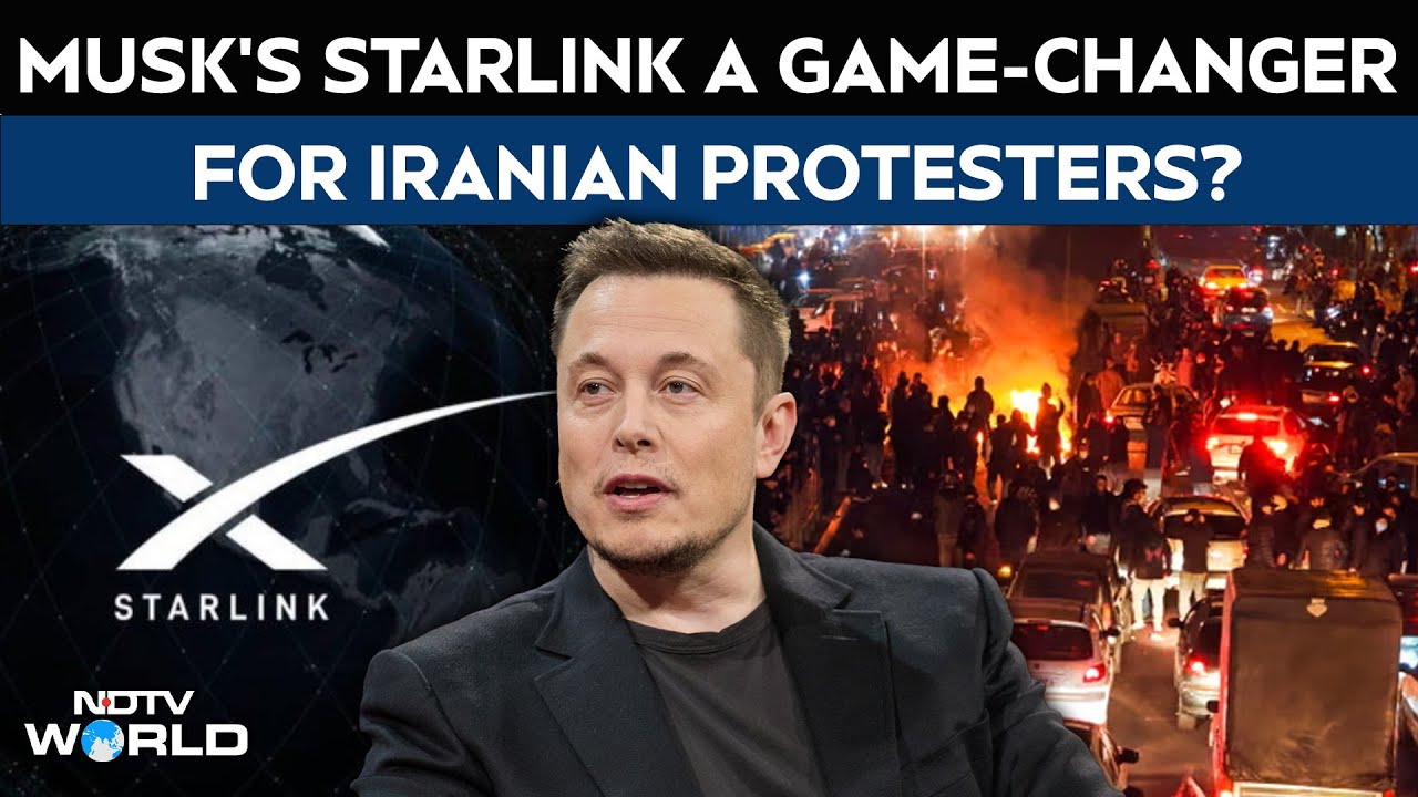 How Musk's Free Starlink Access Is A Game-Changer For Iranian Protesters