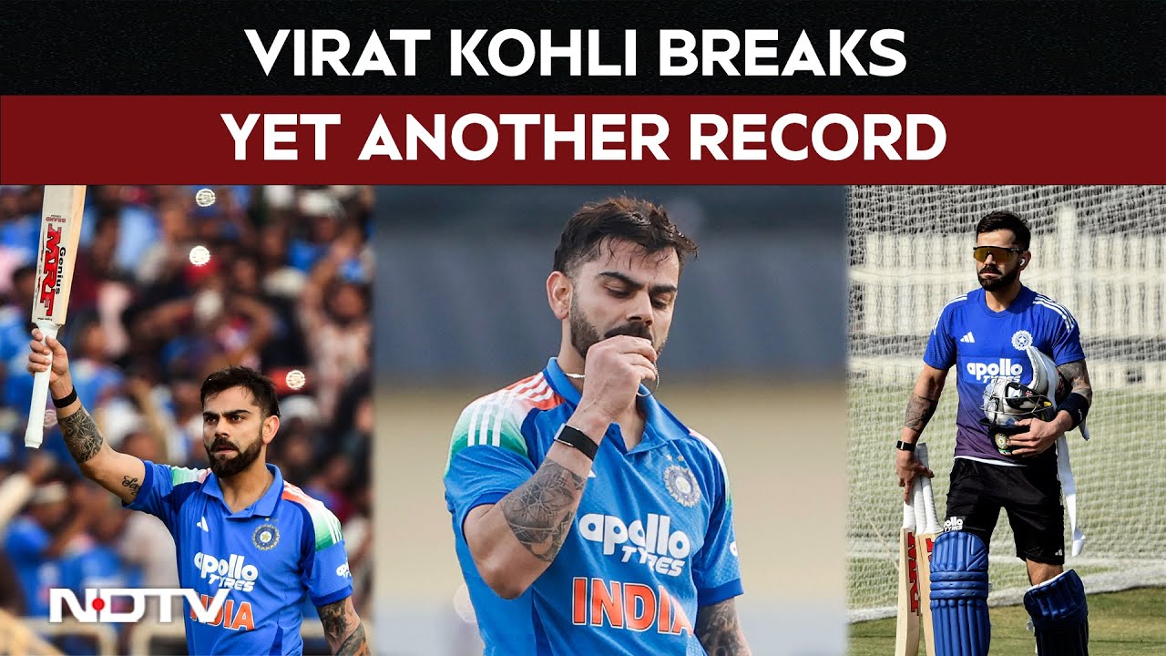 Virat Kohli News | India Vs New Zealand ODI | Kohli Breaks Sachins Record; Becomes No.1 ODI Batter