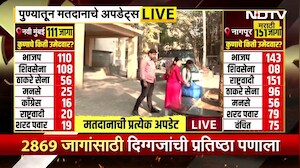 Maharashtra Elections 2026 | पुणे महापालिकेसाठी मतदान सुरु, पुण्यातील मतदानाचे सर्व Updates | NDTV