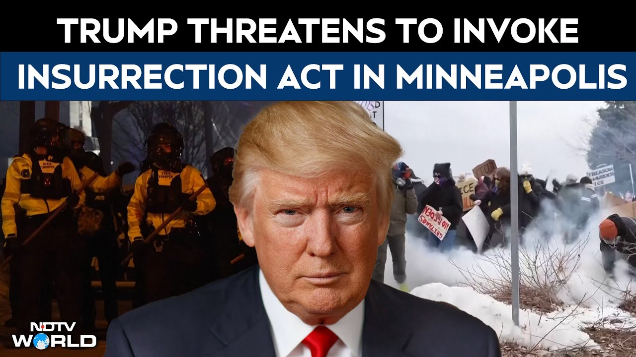 Donald Trump Threatens To Invoke Insurrection Act In Minneapolis, Could Deploy Military Troops