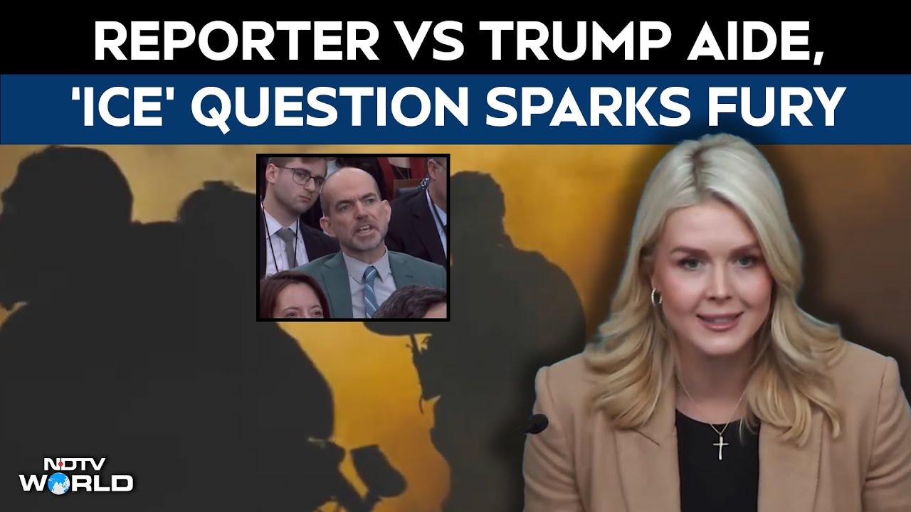 Trump press secretary Karoline Leavitt Blasts Reporter As ‘Left-Wing Activist’ In Fiery ICE Exchange