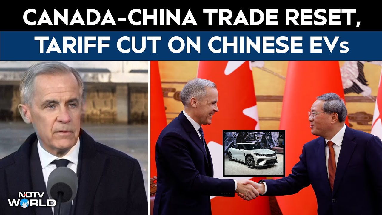 Canada China Deal | Canada To Cut Tariffs On Chinese EVs In Exchange For Lower Farm Export Duties