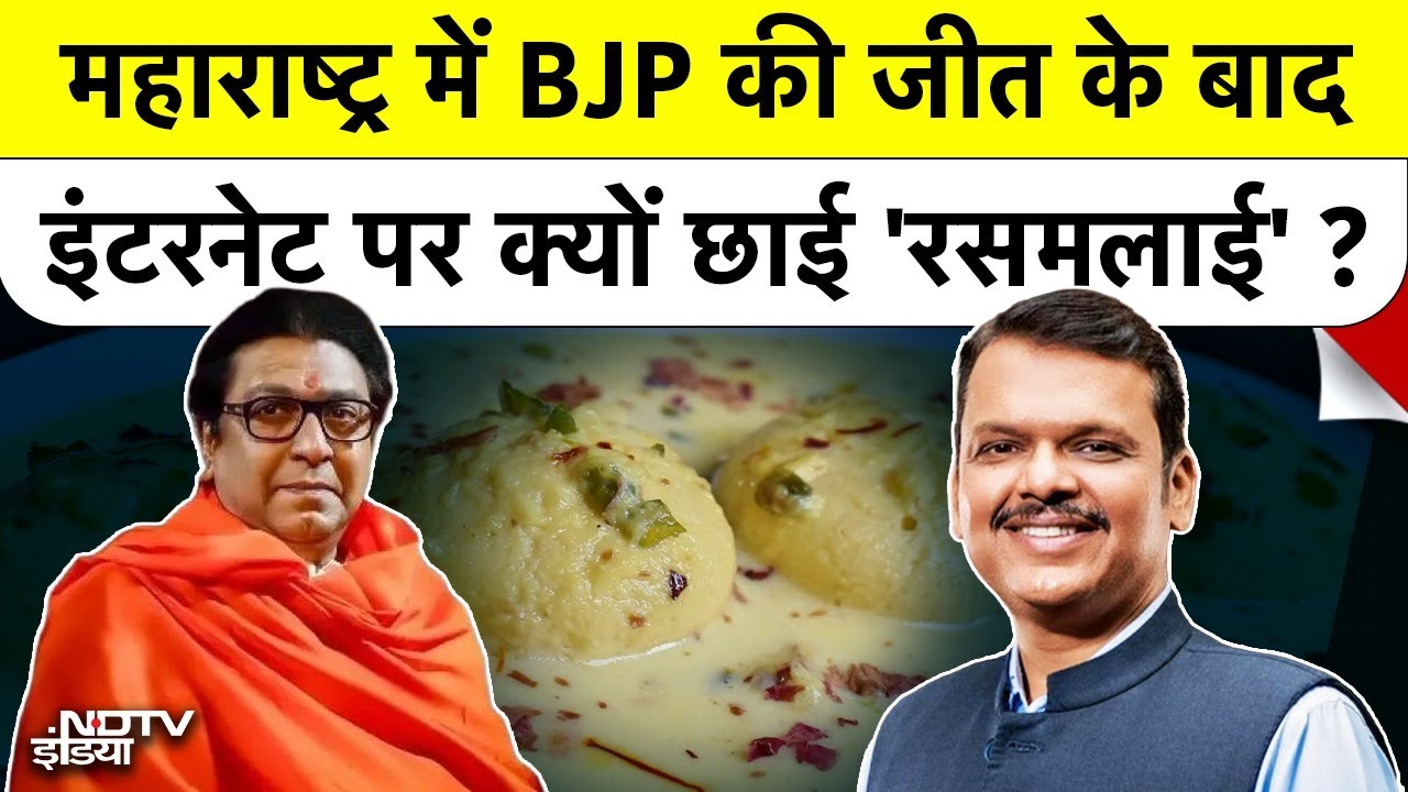 Maharashtra में BJP की जीत के बाद इंटरनेट पर क्यों छाई 'Rasmalai' ? #bmc Annamalai | Raj Thackeray