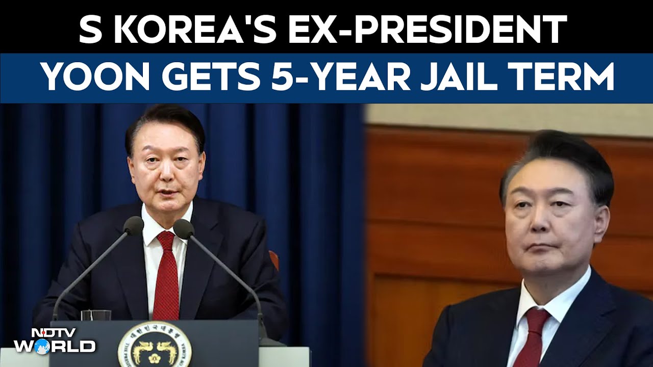 S Korea's Ex-President Yoon Gets 5-Year Jail Term Over Martial Law Crisis