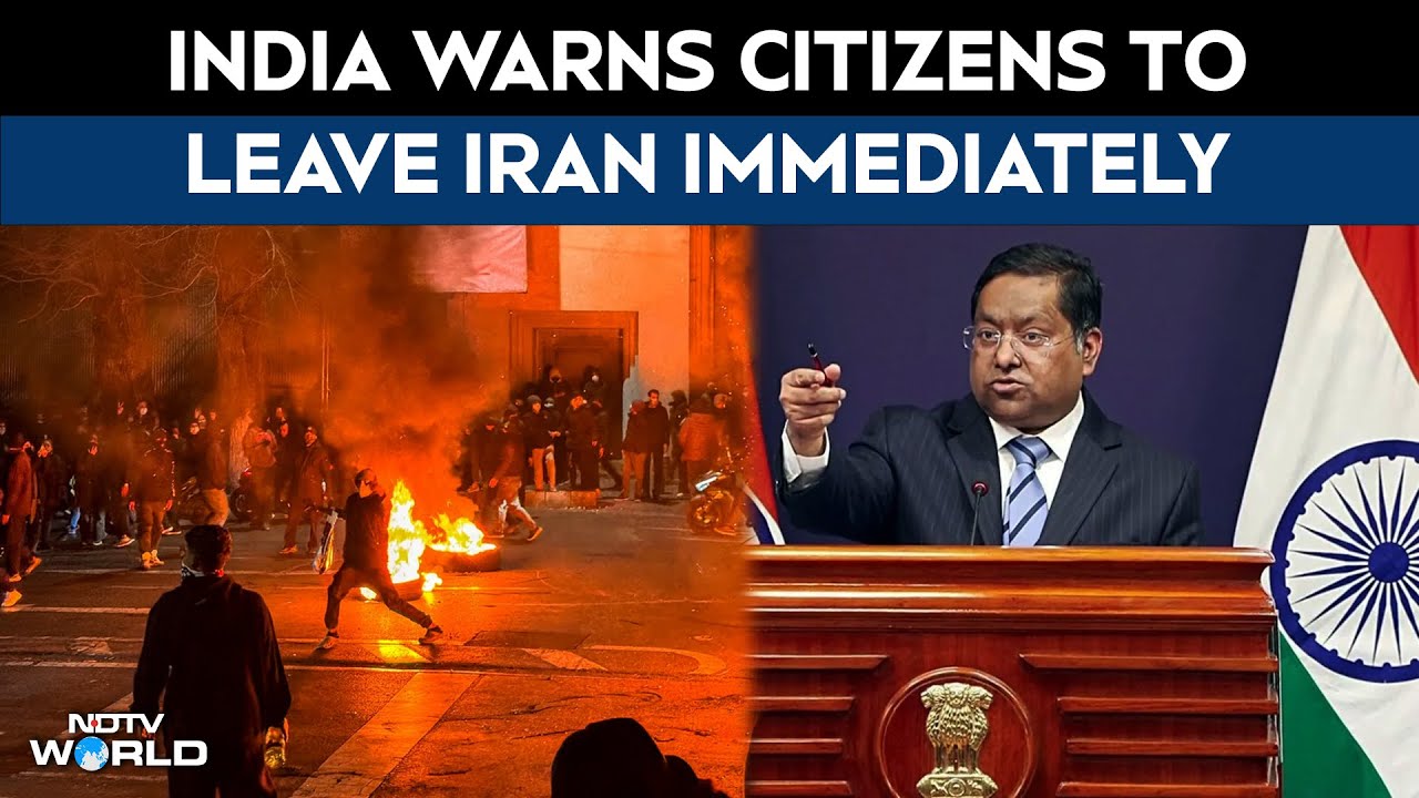 India Advises Citizens In Iran To 'Leave Immediately' As Tensions Rise