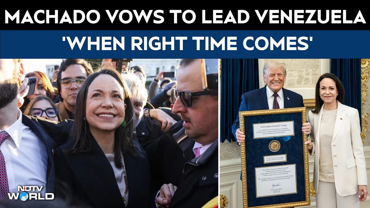 US Venezuela Conflict | Machado Vows To Lead Venezuela 'When Right Time Comes'