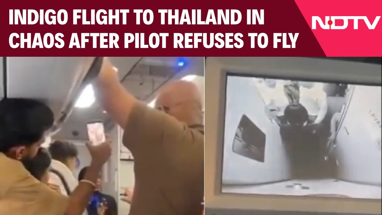 Indigo Crisis News | Chaos On Thailand-Bound IndiGo Flight As Pilot Refuses To Fly After Duty Hours