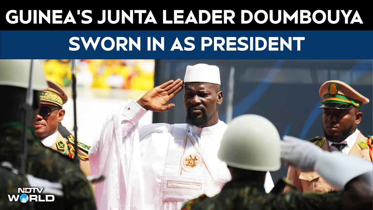 Guinea News | Guinea Junta Leader Mamadi Doumbouya Sworn In As President