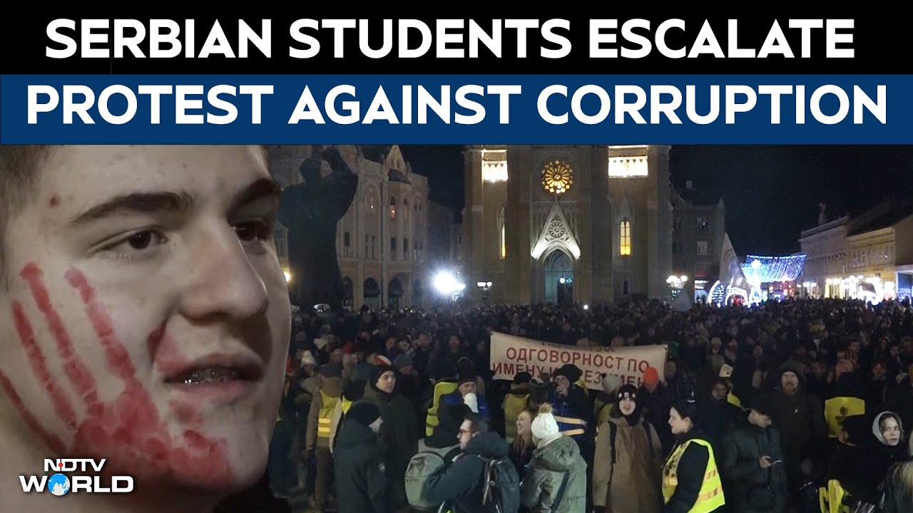 Serbia Student Protest | Thousands Rally In Serbia As Students Escalate Protest Against Corruption