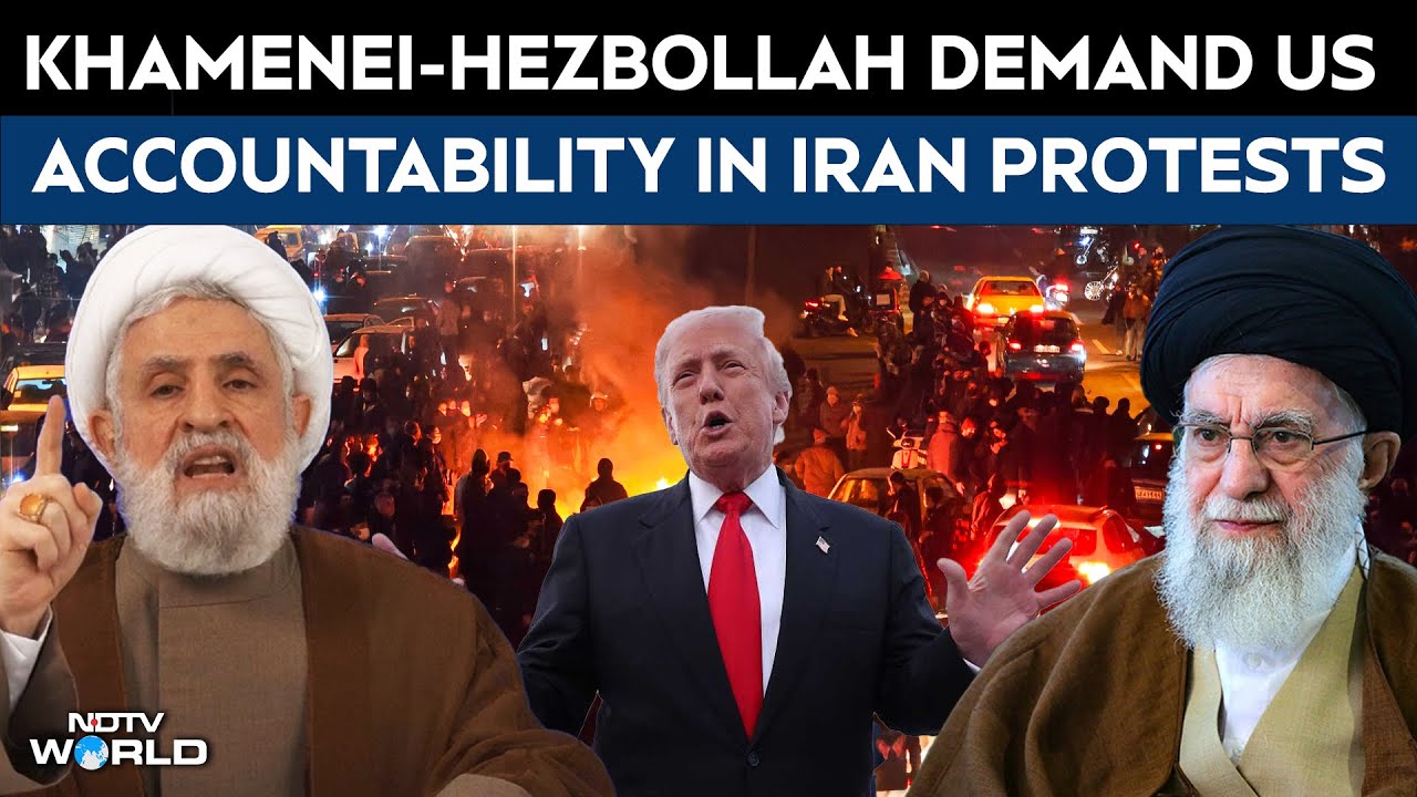 Khamenei Demands US Accountability As Hezbollah Alleges US-Israel Meddling In Iran Protests