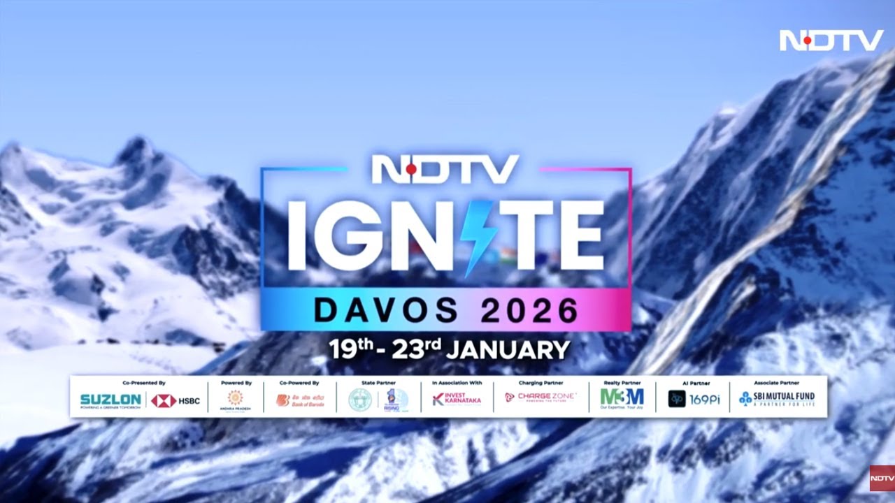 NDTV Ignite 2026 | Swiss Slopes To Global Talks: NDTV's Davos Coverage Starts From 19th Jan | WEF