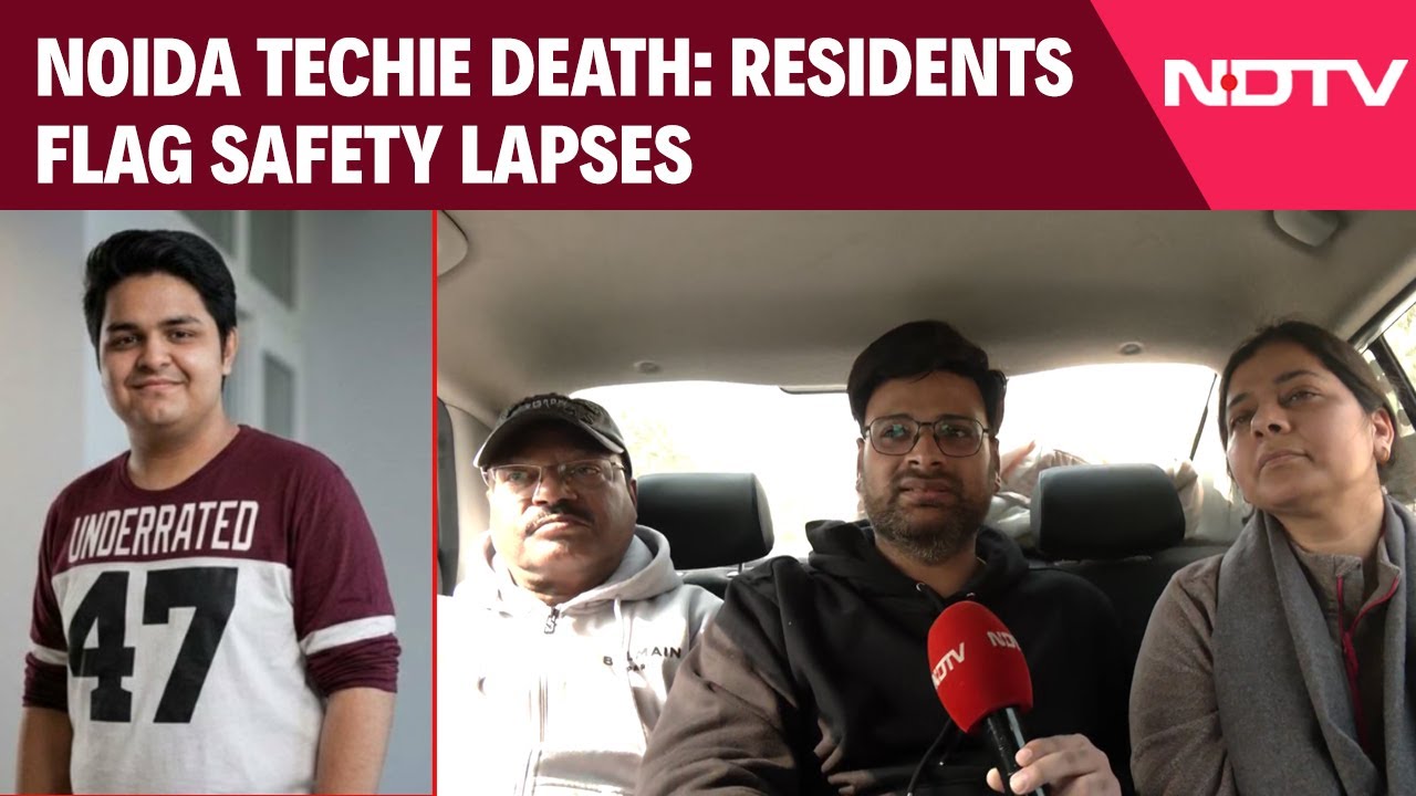 Noida Techie Death News | Noida Techie Death: Residents Raise Concerns Over Lack of Safety Measures