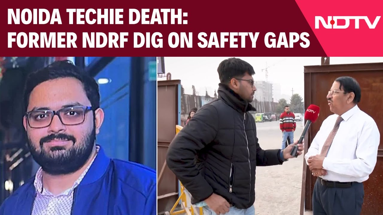 Noida Techie Dies As Car Falls Into Drain; NDTV Speaks To Former NDRF DIG On Safety Gaps