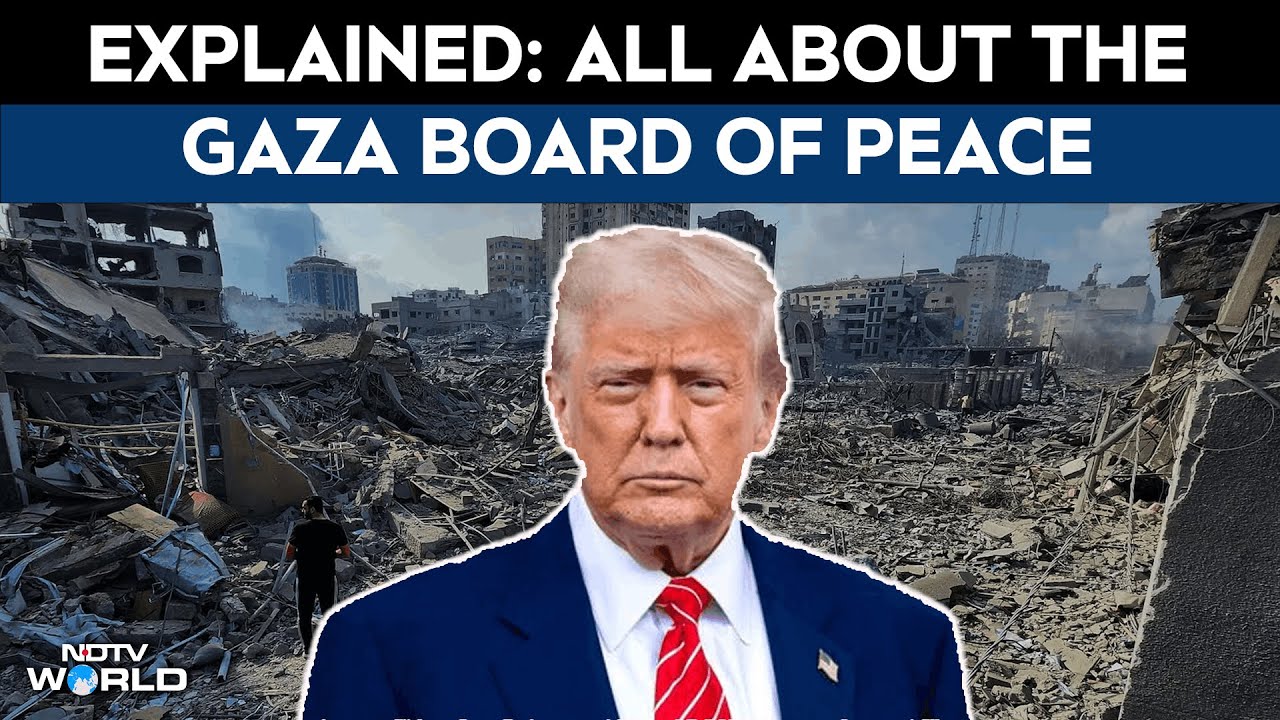 All About The Gaza Board Of Peace Announced By Donald Trump