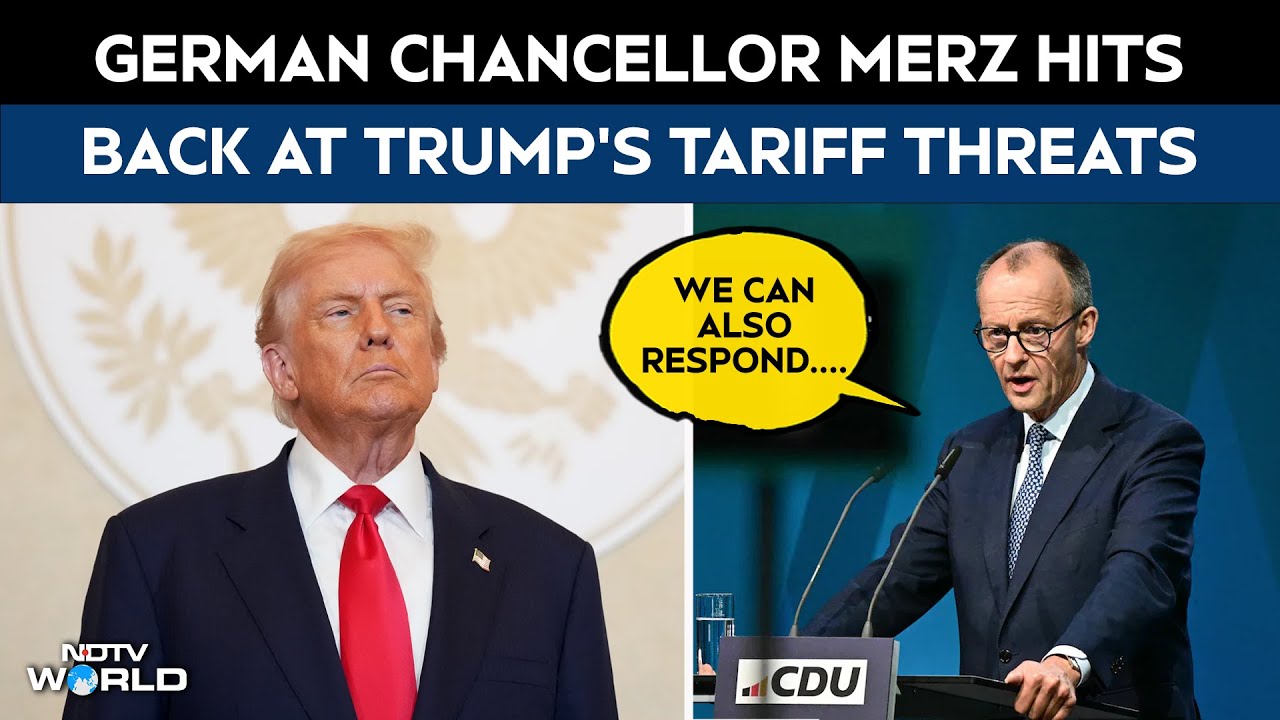 German Chancellor Merz Hits Back at Trump's Greenland Tariffs Threat